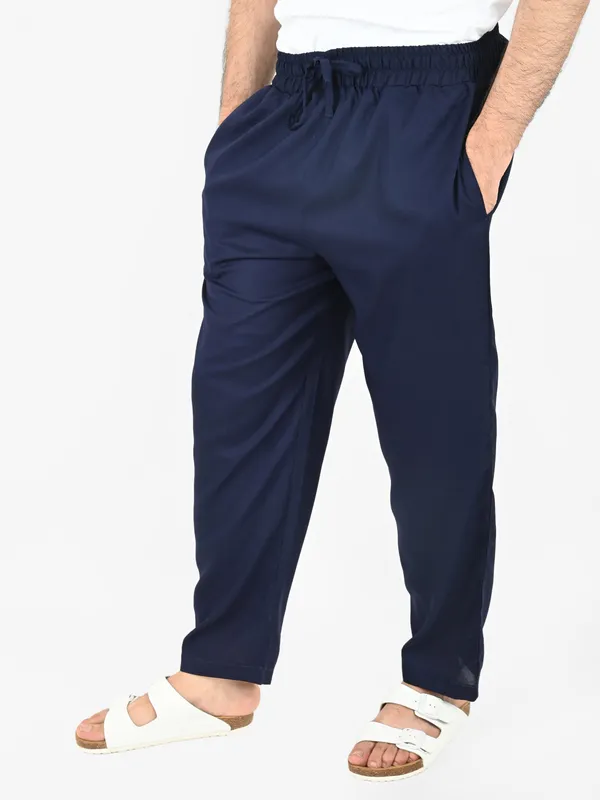 Men_Solid_Navy_Cotton_Lounge_Pants__For_Men