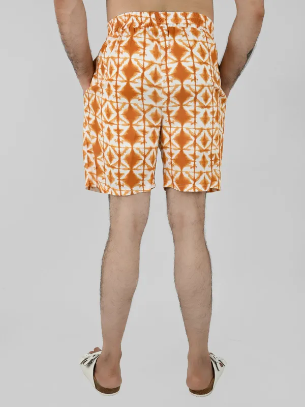 Mustard_Geometric_Printed_Shorts_for_Men