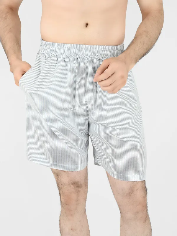 Blue_Stripes_Printed_Shorts