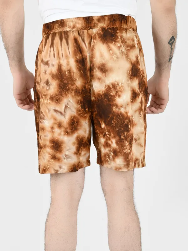 Brown_Tie_&_Dye_Printed_Shorts