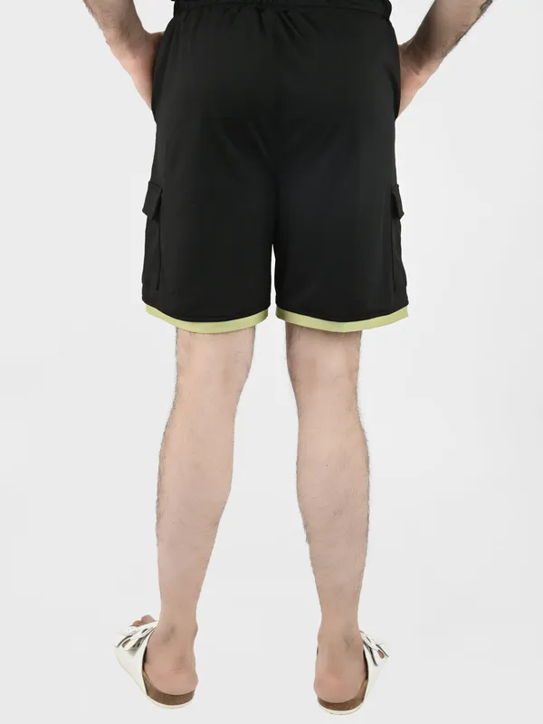 Black_&_Green_Lounge_Shorts__For_Men