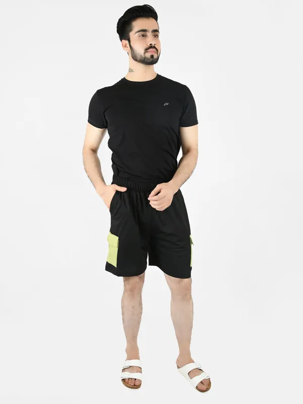 Black_&_Green_Lounge_Shorts