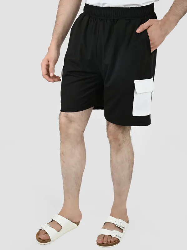 Black_&_White_Lounge_Shorts_for_Men