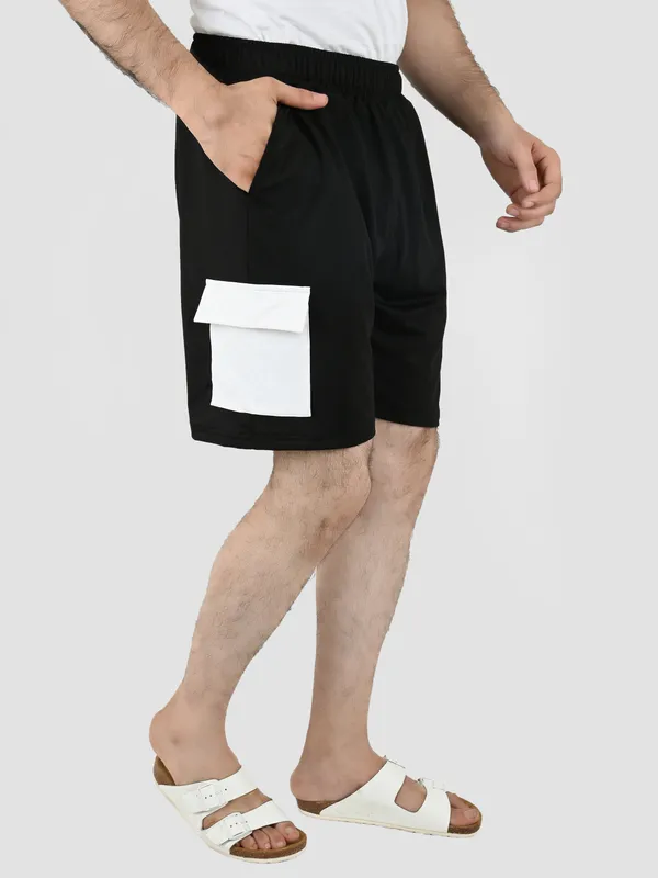 Black_&_White_Lounge_Shorts_for_Men