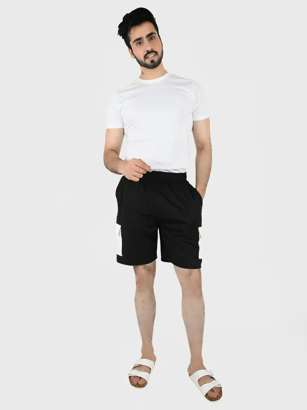 Black_&_White_Lounge_Shorts_for_Men