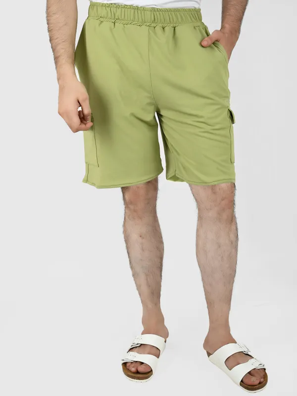 Green_Lounge_Shorts_for_Men