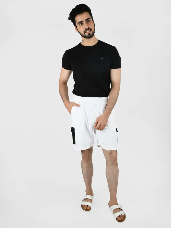 Men_White_&_Black_Lounge_Shorts