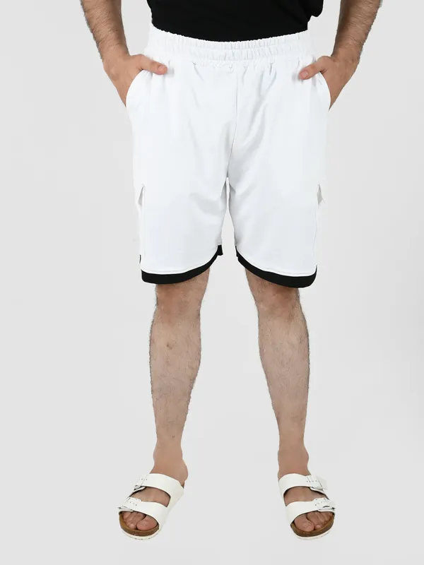 Men_White_&_Black_Lounge_Shorts__For_Men