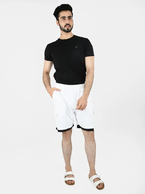 Men_White_&_Black_Lounge_Shorts__For_Men