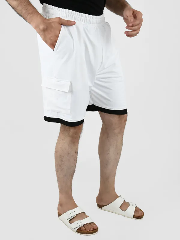 Men_White_&_Black_Lounge_Shorts__For_Men
