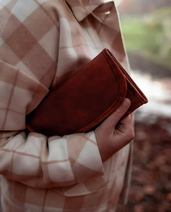 Brown___Pure_Leather_Women's_Wallet__20.5_x_10.5_x_1_cm