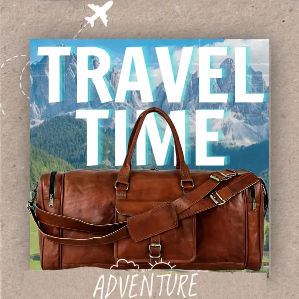 Brown_Leather_Square_Duffle_Travel_Bag_