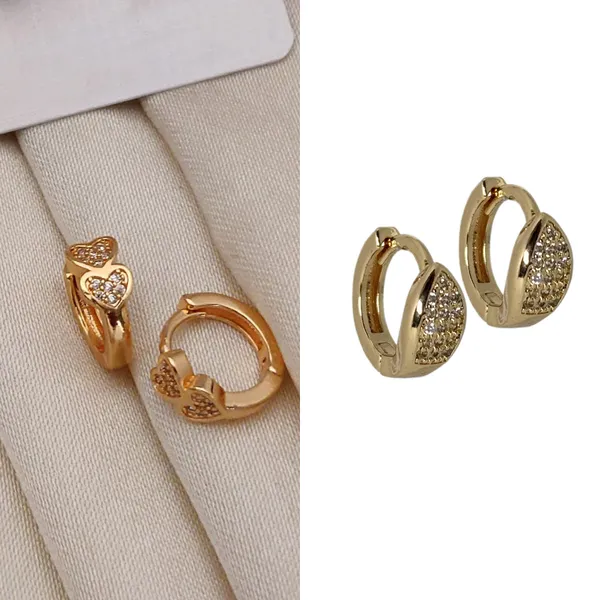 Gold_The_Sweetheart_Huggies_Dainty_Interlocking_Heart_Copper_Hoops_With_Sparkling_Accents_Earrings_For_Women_And_Girl
