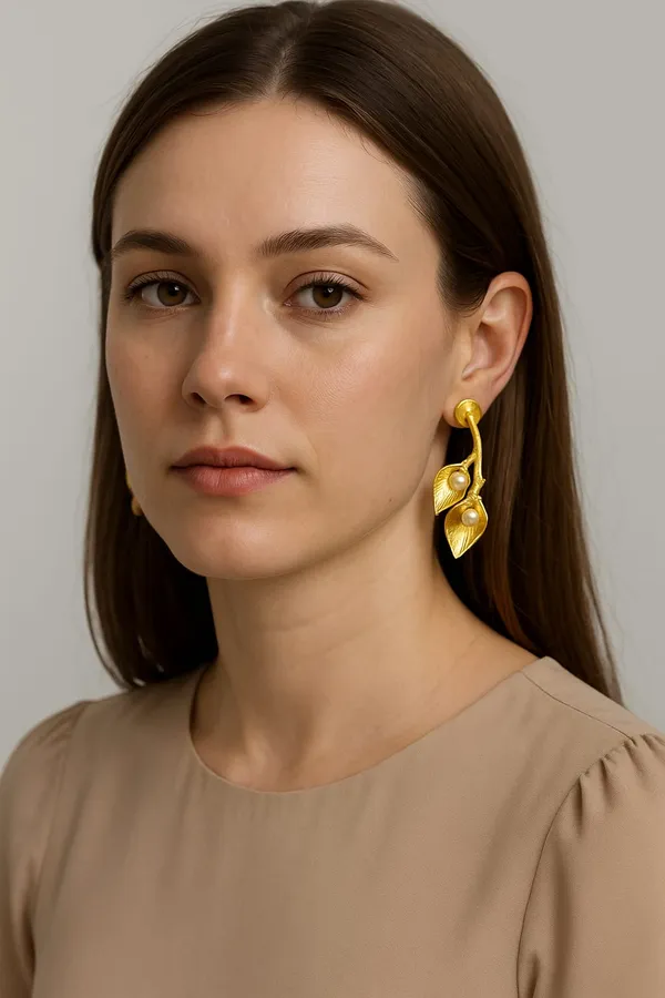 Gold_Traditional_Plated_Leaf_Motif_Pearl_Drop_Brass_Jewellery_Earrings_For_Women_And_Girl