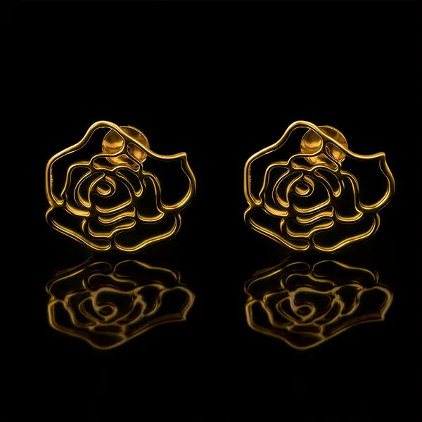 Gold_Minimalist_Plated_Rose_Outline_Stud_Premium_Brass_Fashion_Jewellery_Earrings_For_Women_And_Girl