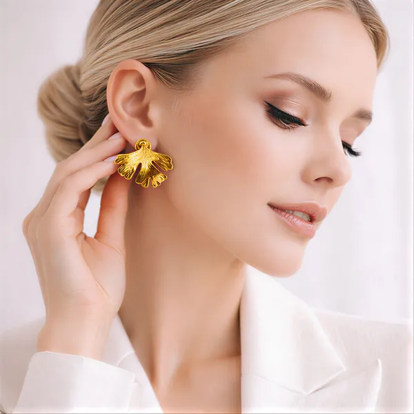 Gold_Plated_Leaf_Stud_Minimalist_Nature_Inspired_Brass_Jewellery_Earrings_For_Women_And_Girl