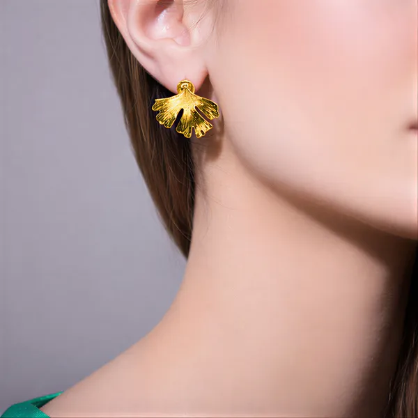 Gold_Plated_Leaf_Stud_Minimalist_Nature_Inspired_Brass_Jewellery_Earrings_For_Women_And_Girl