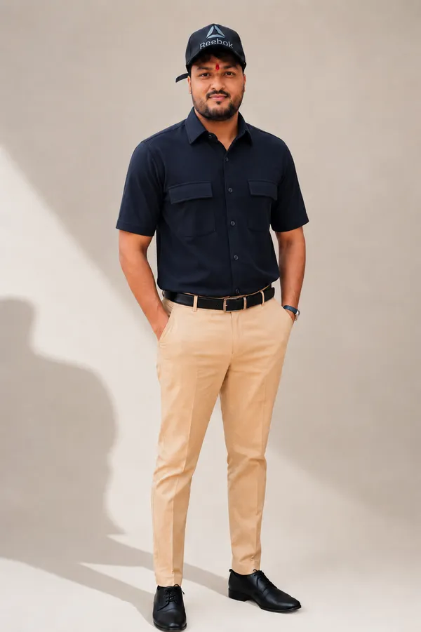 Dark_Blue_Comfort_Fit_Shirts_For_Men