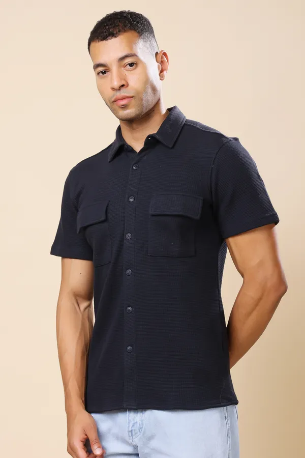 Dark_Blue_Comfort_Fit_Shirts_For_Men