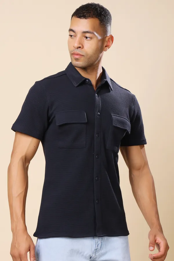 Dark_Blue_Comfort_Fit_Shirts_For_Men