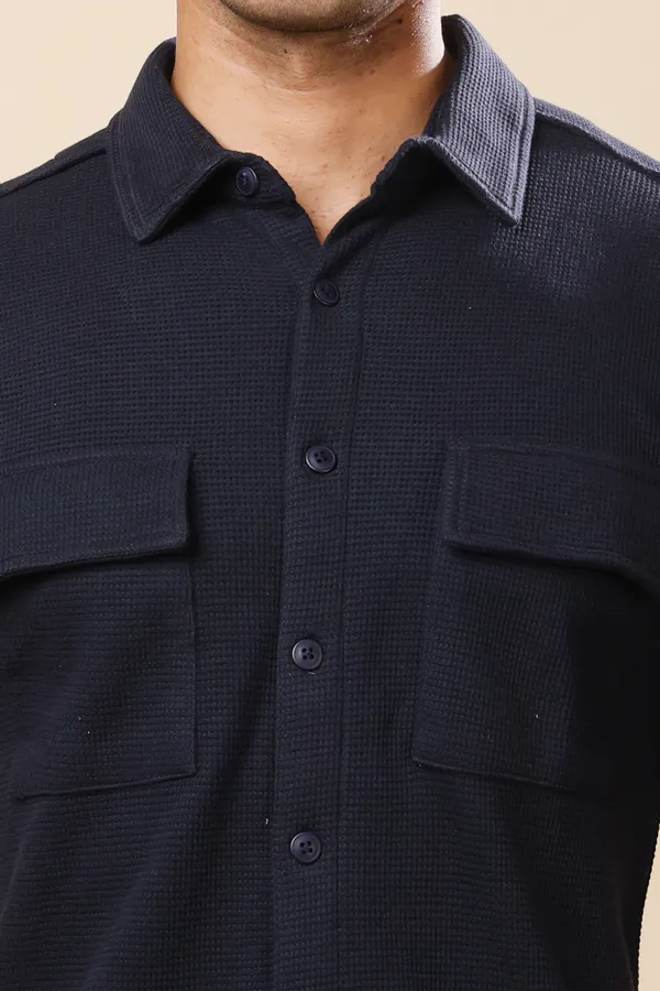 Dark_Blue_Comfort_Fit_Shirts_For_Men