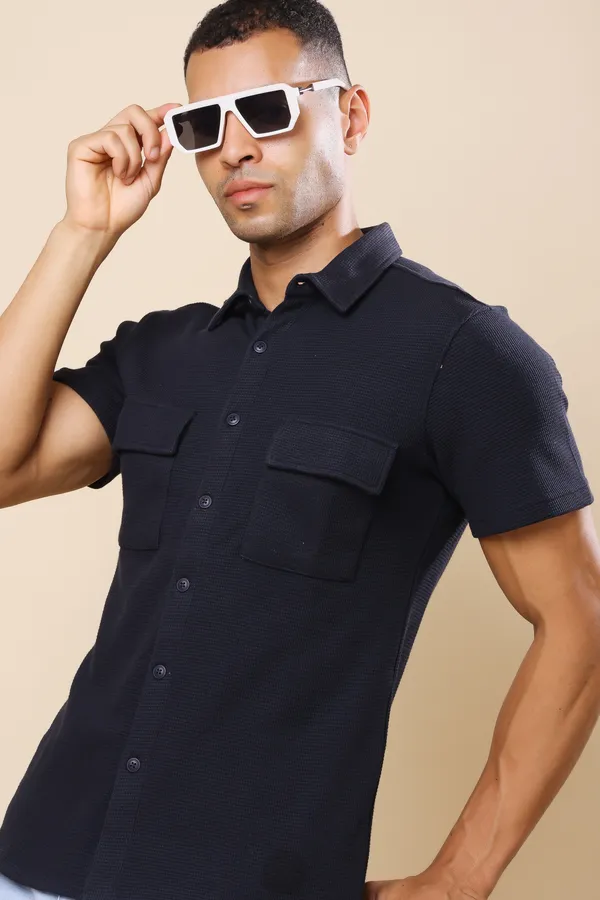 Dark_Blue_Comfort_Fit_Shirts_For_Men