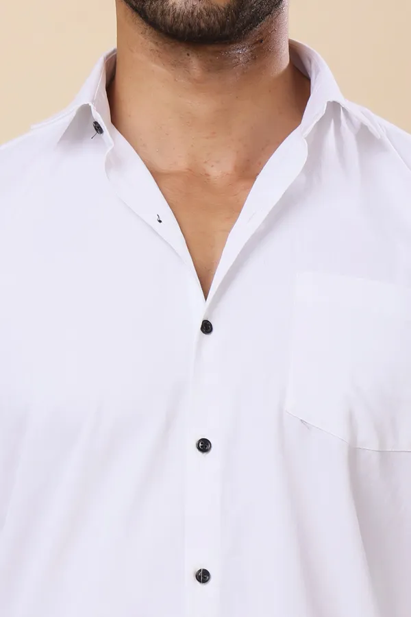 White_Slim_Fit_Shirts_For_Men
