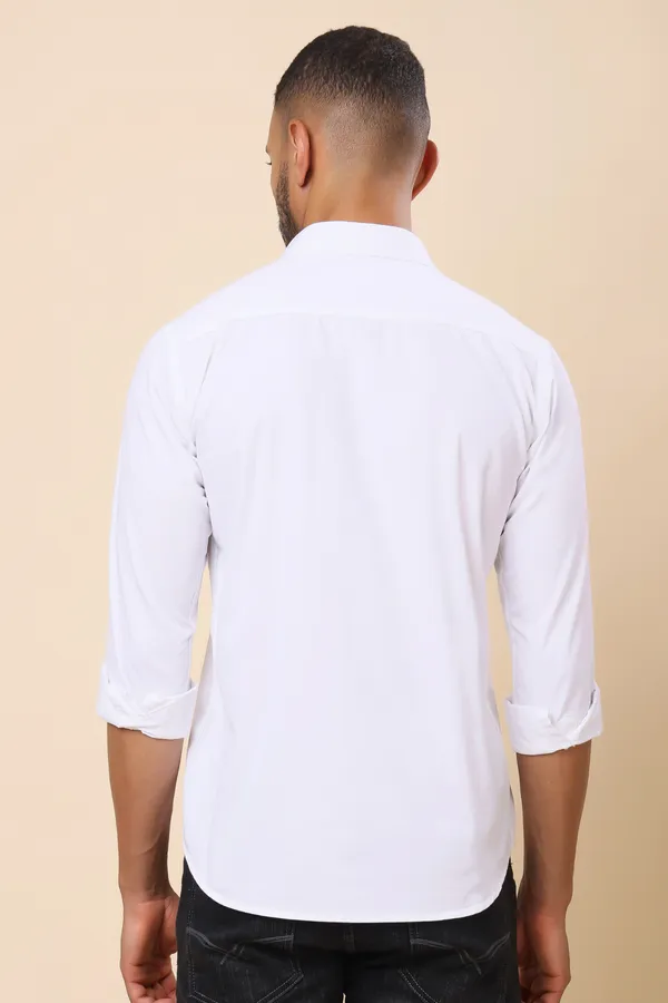 White_Slim_Fit_Shirts_For_Men