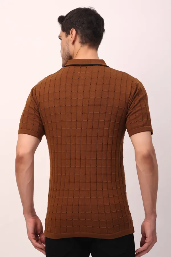 Brown_Comfort_Zone_T-shirt_For_Men