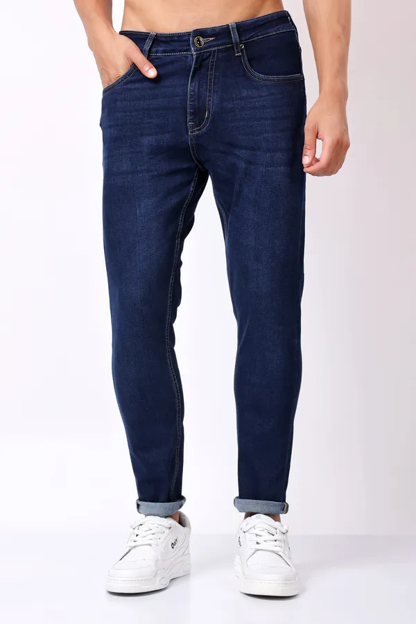 Dark_Blue_Ankle_Fit_Jeans_For_Men