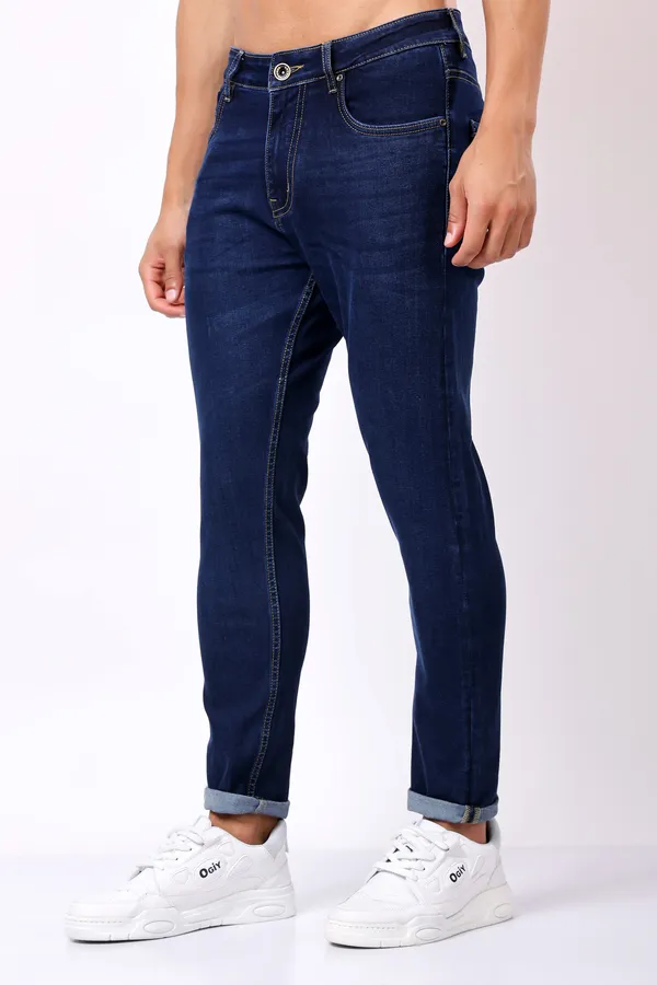 Dark_Blue_Ankle_Fit_Jeans_For_Men