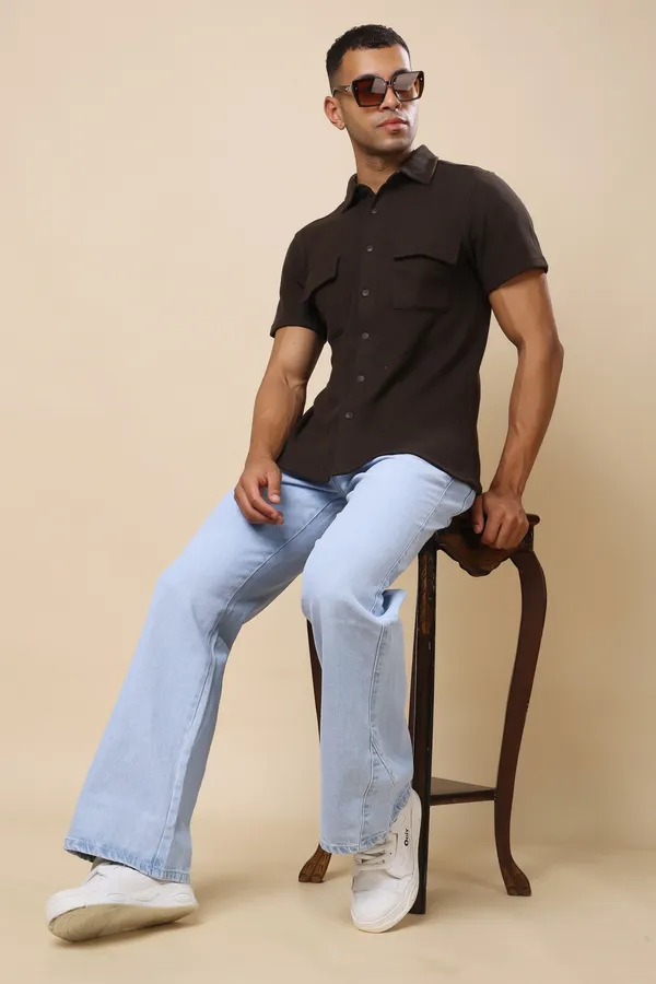 Black_Comfort_Fit_Shirts_For_Men
