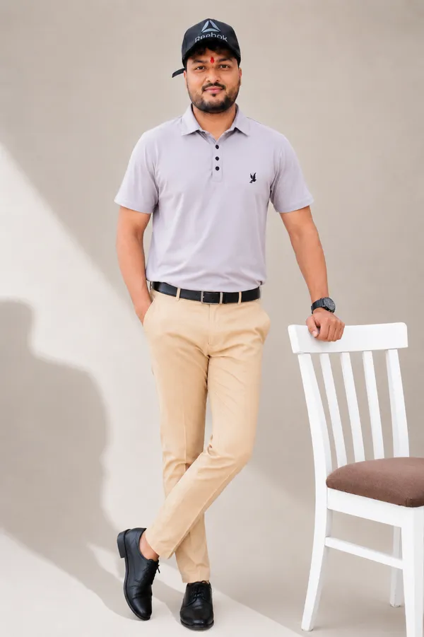 Light_Grey_Comfort_Zone_T-shirt_For_Men