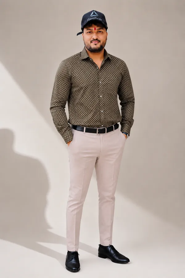 Green_Slim_Fit_Shirts_For_Men