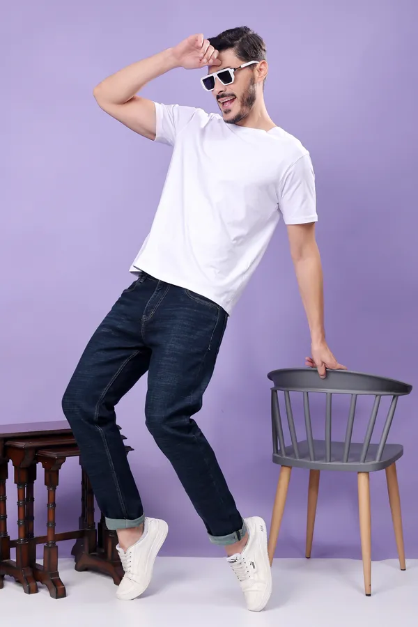 Greenish_Blue_Slim_Fit_Jeans_For_Men