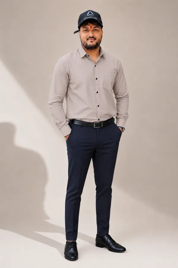 Grey_Slim_Fit_Shirts_For_Men