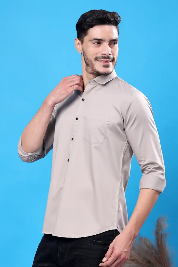 Grey_Slim_Fit_Shirts_For_Men