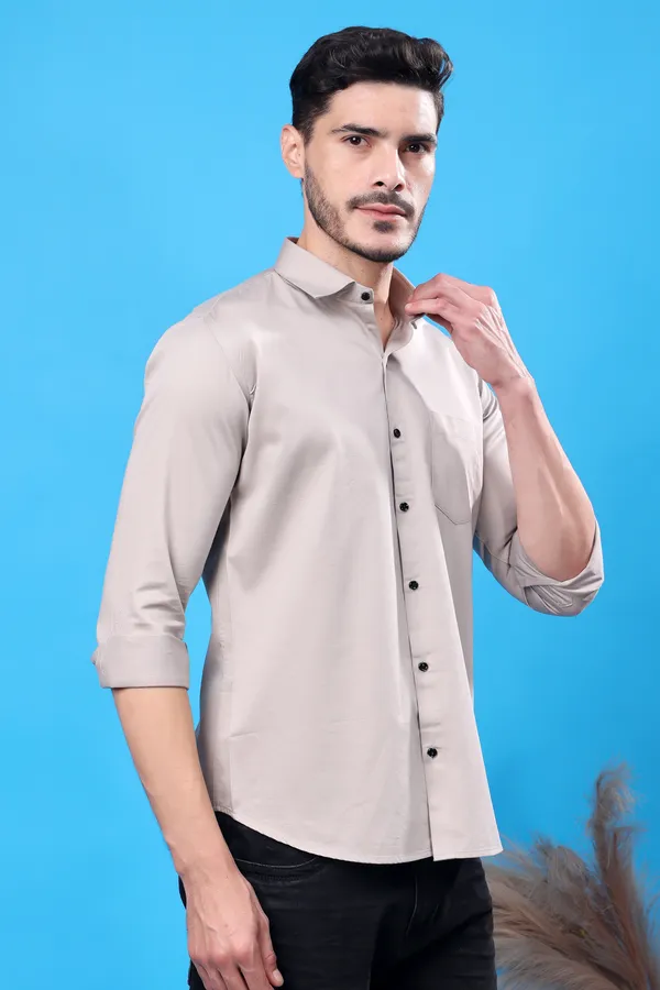 Grey_Slim_Fit_Shirts_For_Men