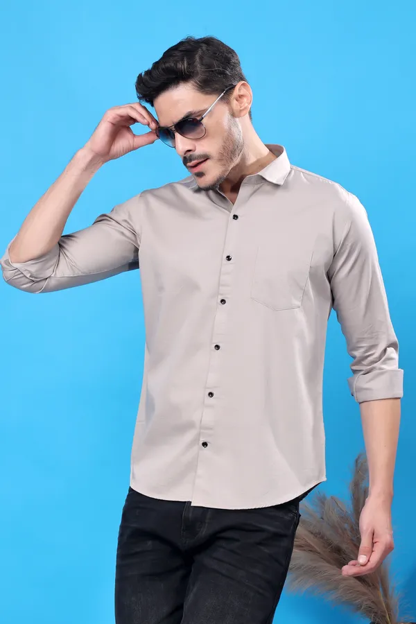 Grey_Slim_Fit_Shirts_For_Men