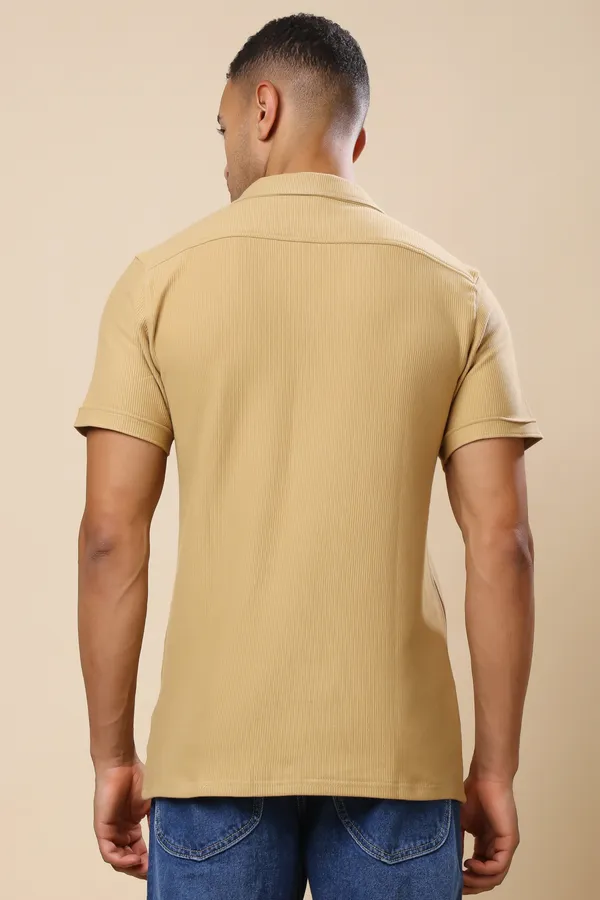 Beige_Comfort_Fit_Shirts_For_Men