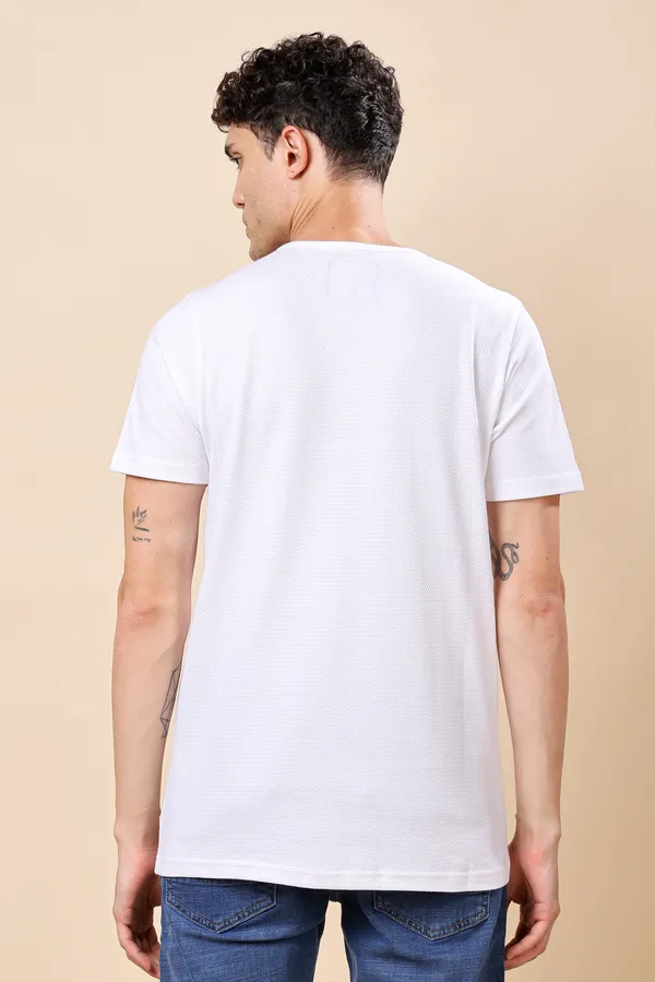 White_Henley_Neck_T-shirt_For_Men