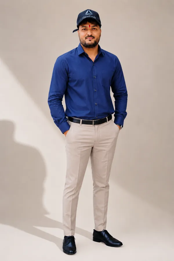 Dark_Blue_Slim_Fit_Shirts_For_Men