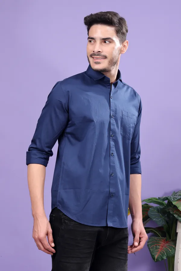 Dark_Blue_Slim_Fit_Shirts_For_Men
