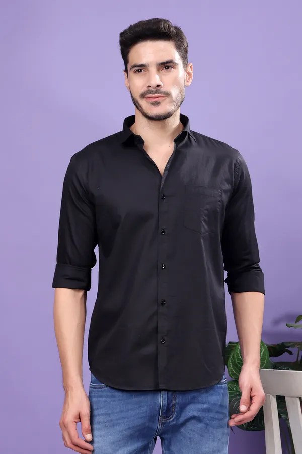 Black_Slim_Fit_Shirts_For_Men