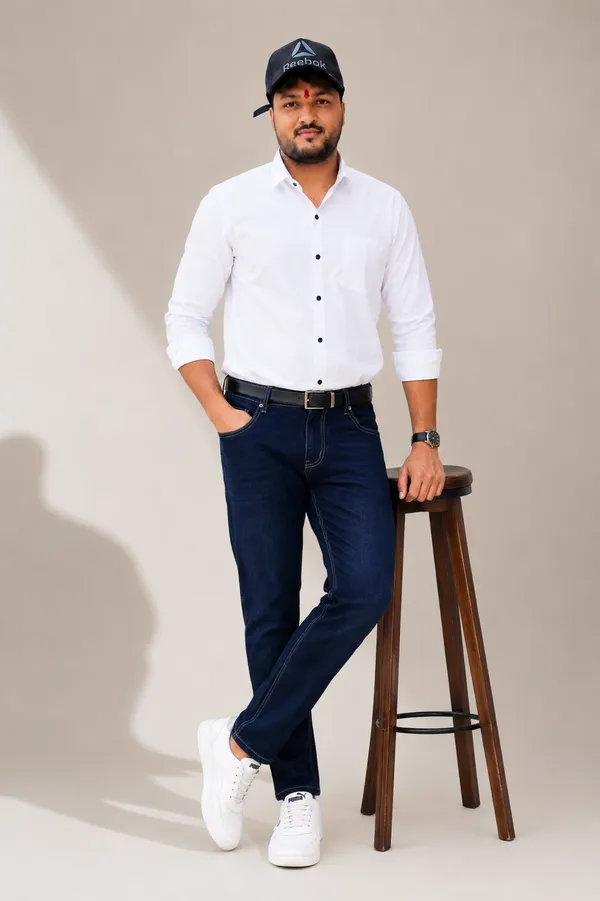 Denim_Blue_Ankle_Fit_Jeans_For_Men