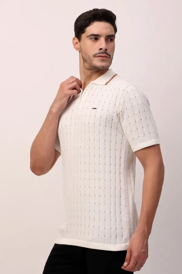 Cream_Comfort_Zone_T-shirt_For_Men