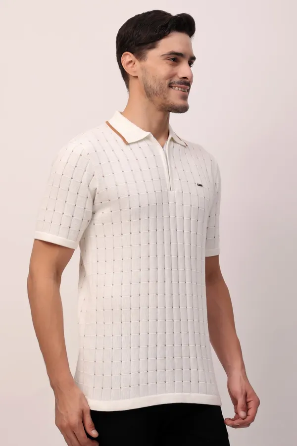 Cream_Comfort_Zone_T-shirt_For_Men