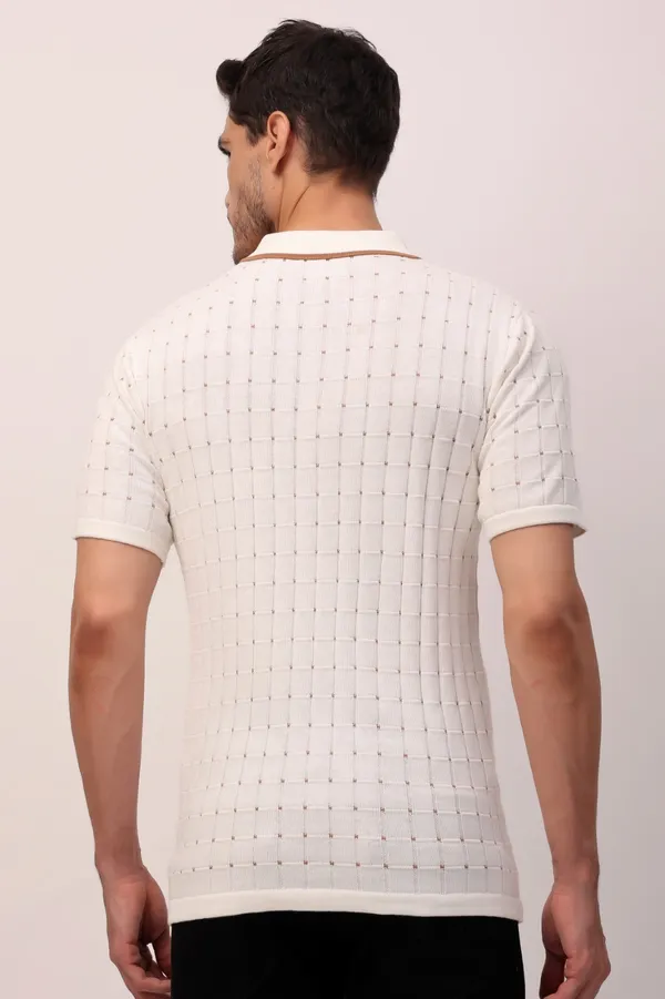 Cream_Comfort_Zone_T-shirt_For_Men