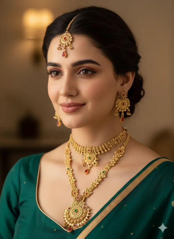 Gold_Plated_Combo_Necklace_Set_For_Women