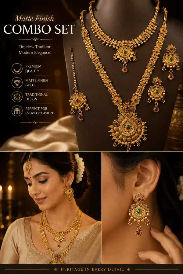 Gold_Plated_Combo_Necklace_Set_For_Women